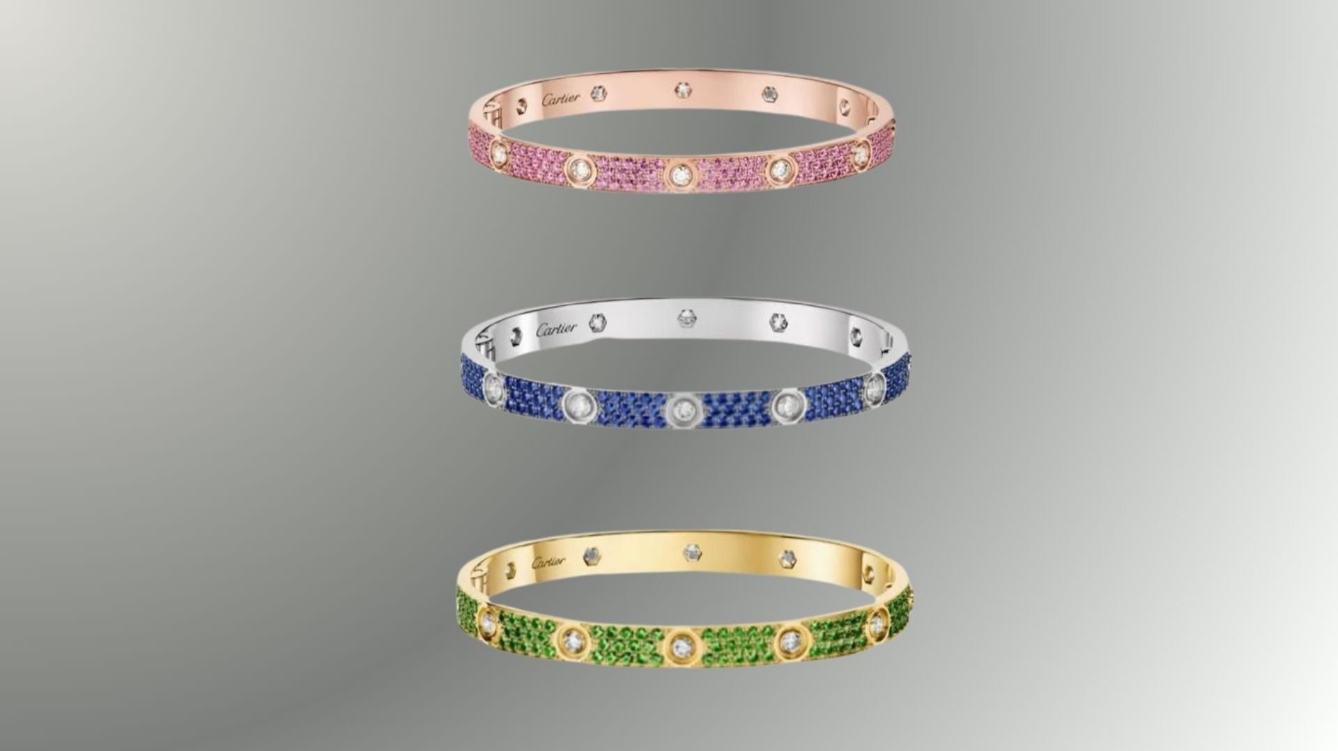 Cartier’s Latest Love Bracelets Prove Color Is The New Classic