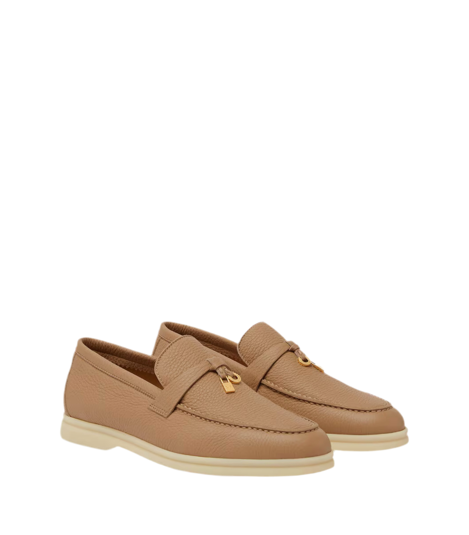 Loro Piana Summer Charms Walk Loafer/ Cream Bignet.