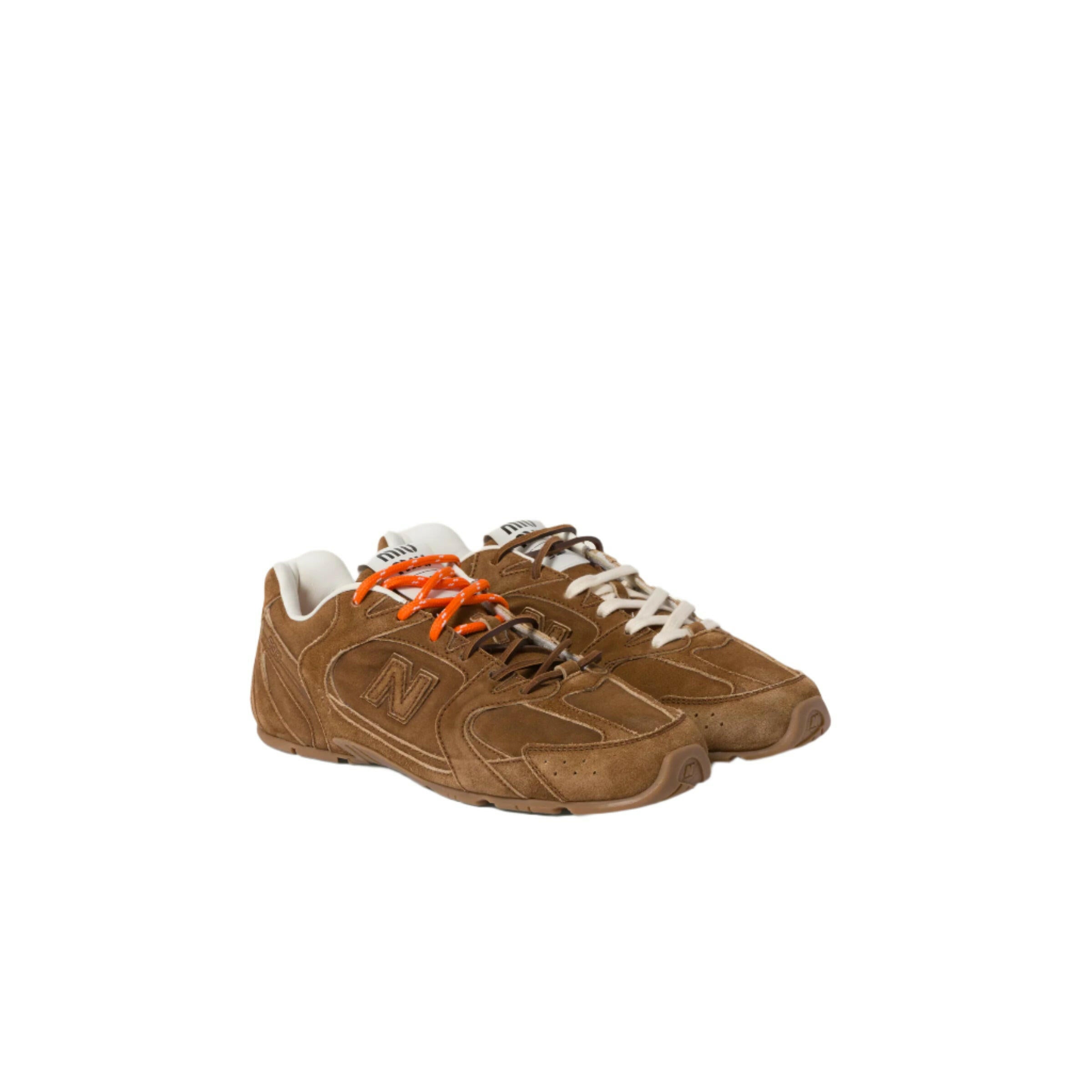 New Balance X Miu Miu 530 SL suede sneakers.
