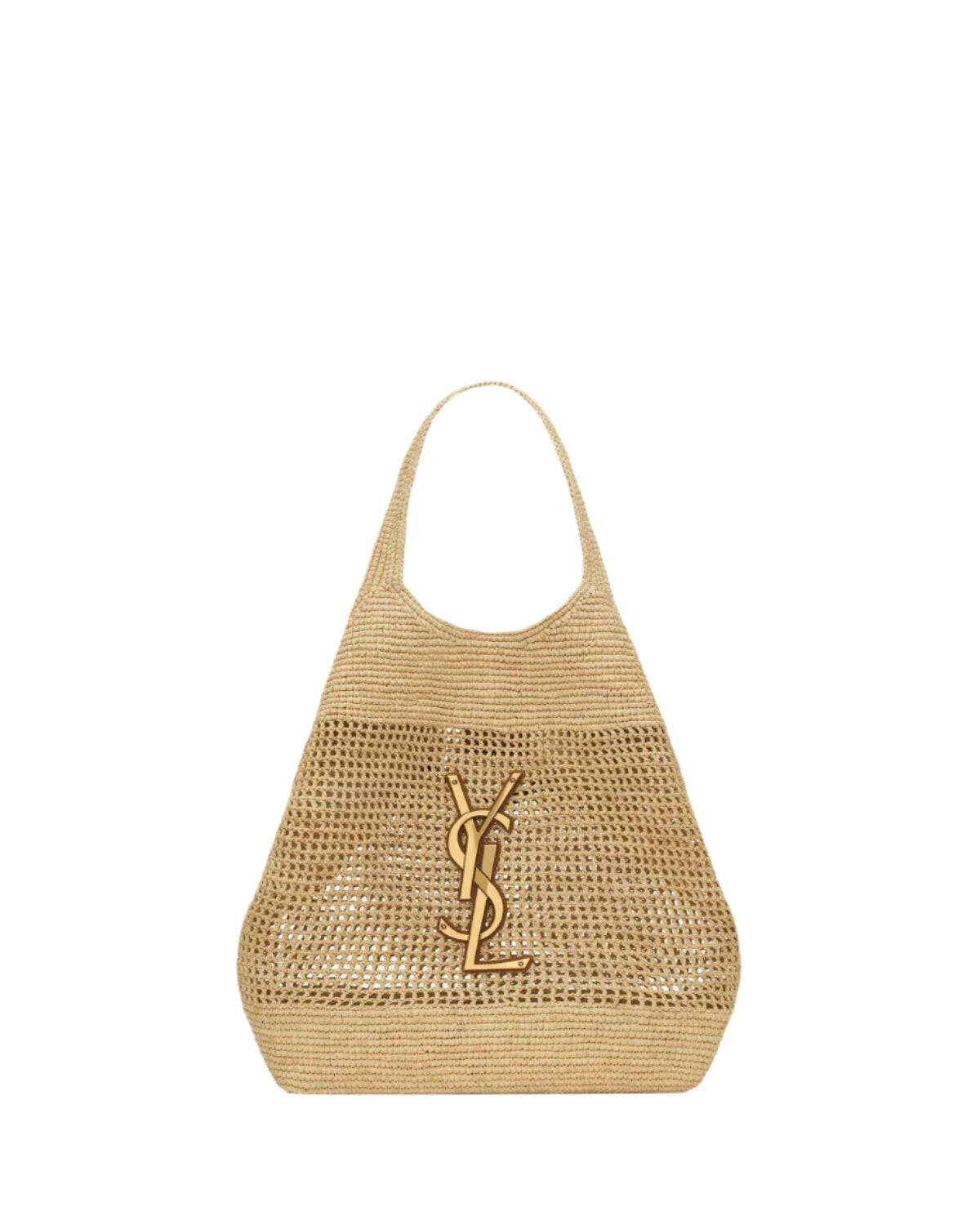 Saint Laurent Icare Bag In Raffia.