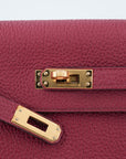 HERMÈS Kelly 25 Rouge Grenat