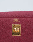 HERMÈS Kelly 25 Rouge Grenat