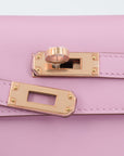 HERMÈS Kelly Pochette Mauve Sylvestre