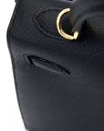 HERMÈS Kelly 25 Sellier Noir