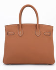 Hermès Birkin 30 Gold.