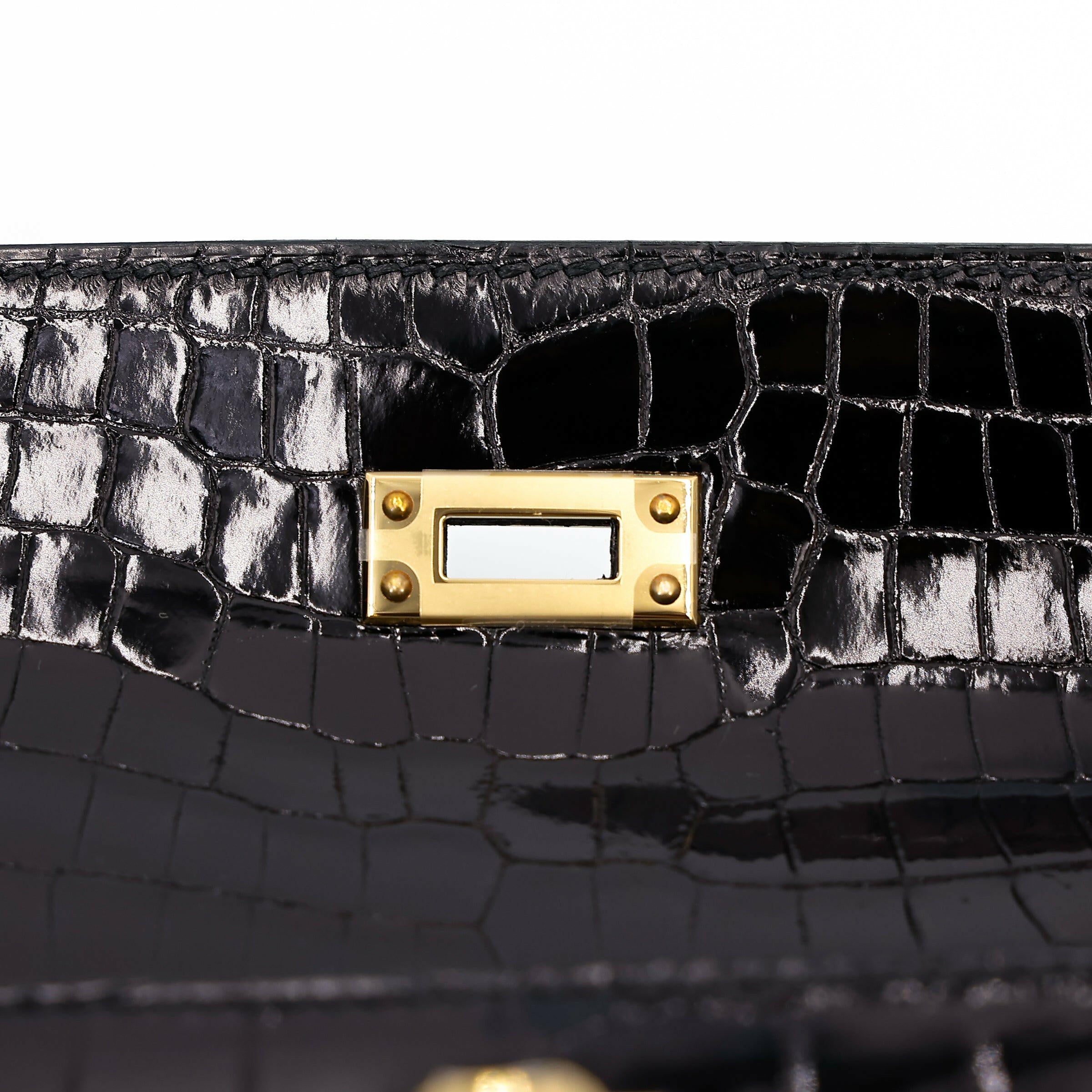 Hermès Kelly Pochette Crocodile.