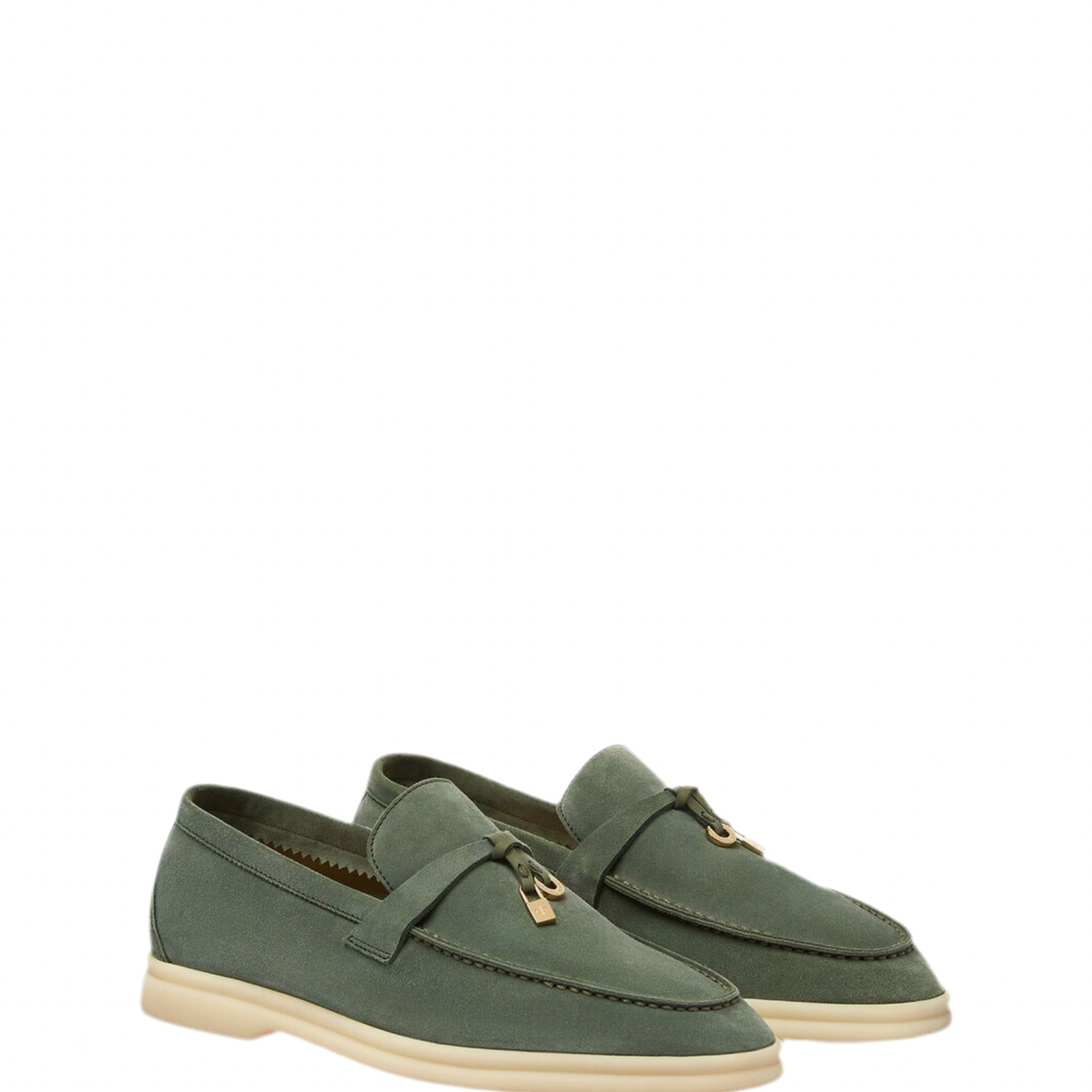 Loro Piana Summer Charms Walk Loafer - Green Lagoon – Coco Et Loco