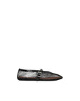 Alaïa fishnet ballet flats.
