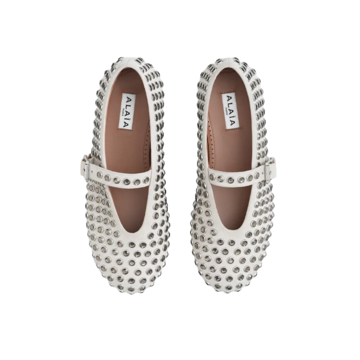 Alaïa Strass Ballet Flats.