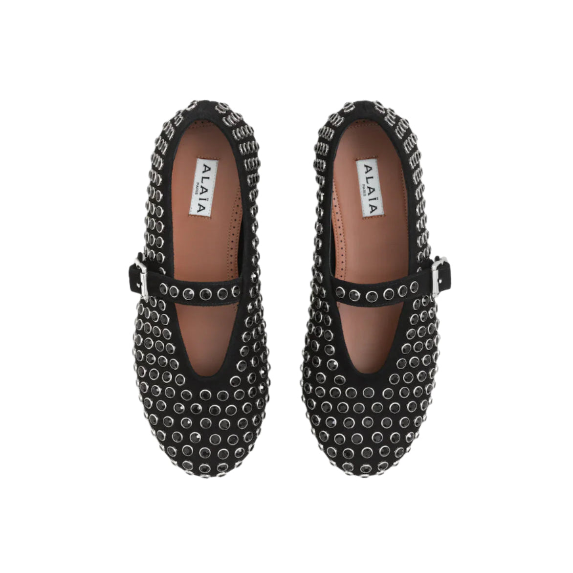 Alaïa Strass Ballet Flats.