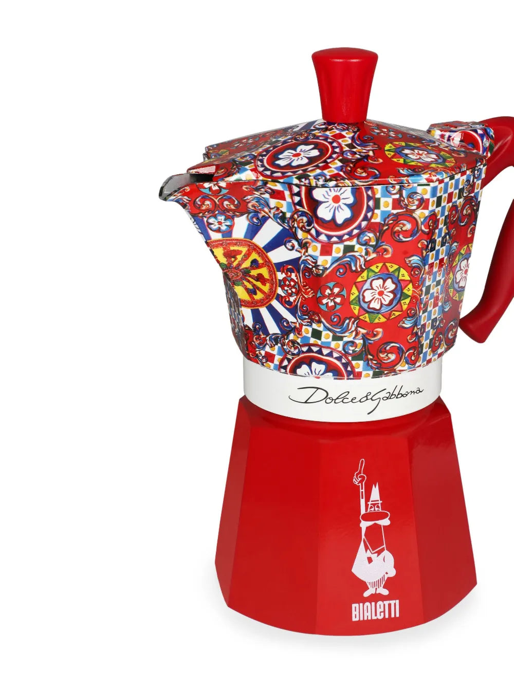Dolce & Gabbana x Bialetti large Moka Express coffee maker.