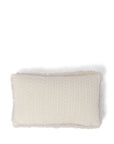 Miu Miu rectangular-shape shearling cushion.