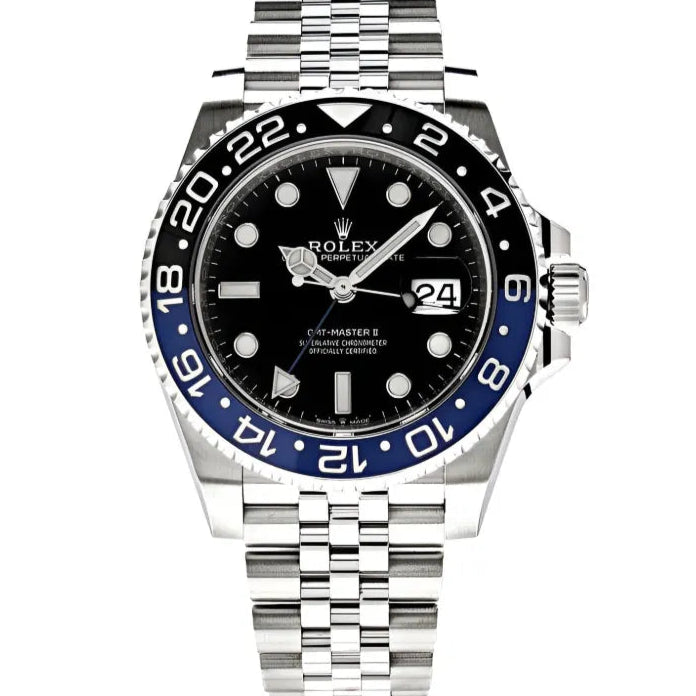 Rolex Batgirl GMT-Master II 40mm 126710BLNR Jubilee.