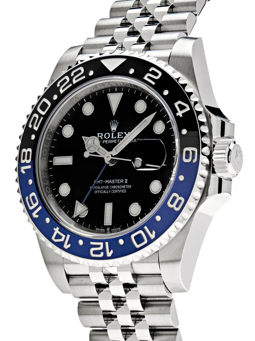 Rolex Batgirl GMT-Master II 40mm 126710BLNR Jubilee.