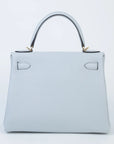 Hermès Kelly 28 Bleu Pale.