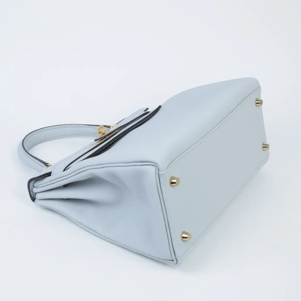 Hermès Kelly 28 Bleu Pale.