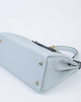 Hermès Kelly 28 Bleu Pale.