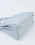 Hermès Kelly 28 Bleu Pale.