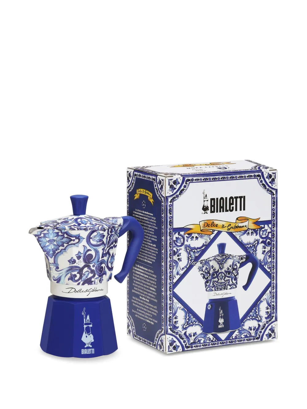 Dolce & Gabbana x Bialetti large Moka Express coffee maker (270ml).