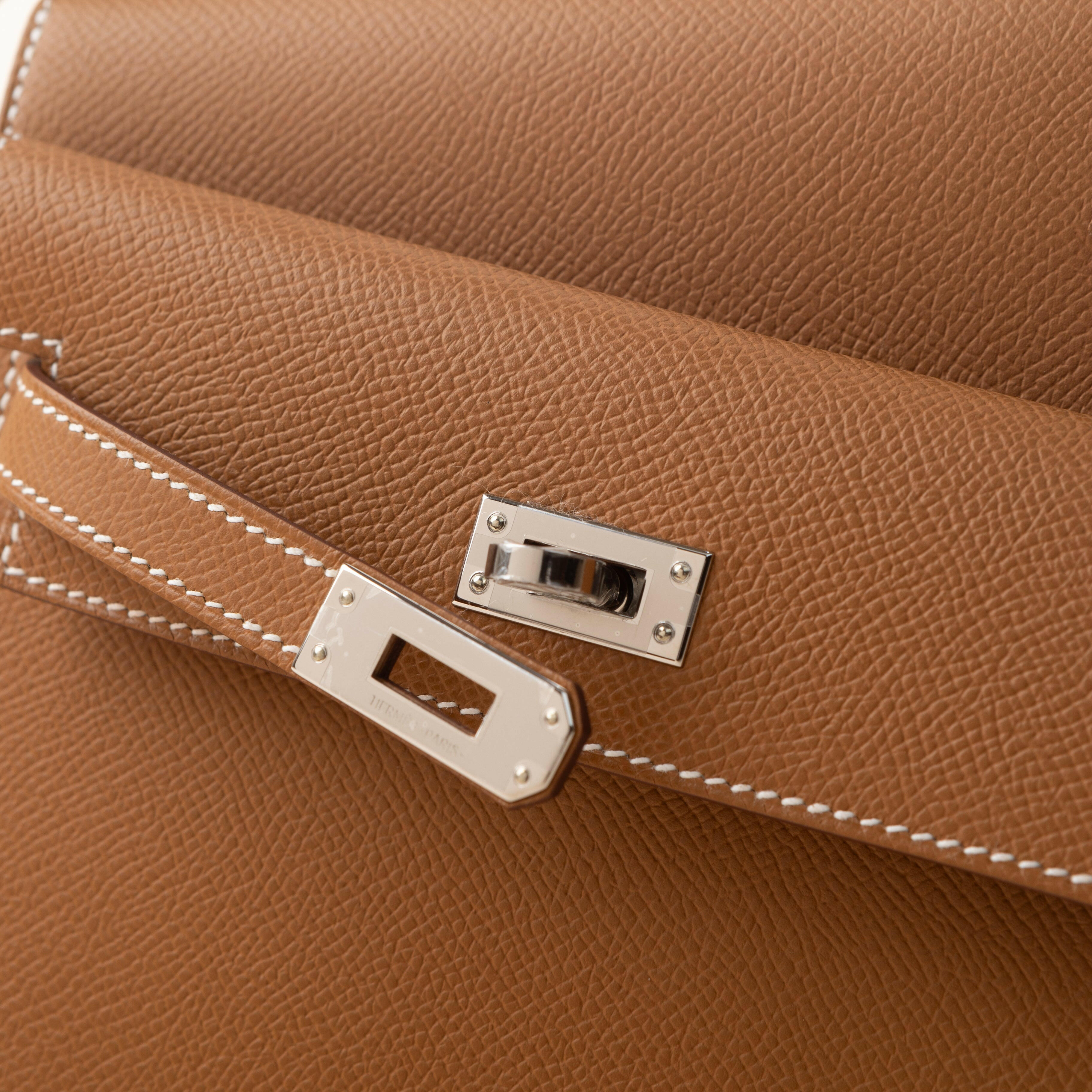 Hermès Kelly 20 En Desordre Gold.