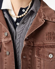 Miu Miu Garment Dye Denim Jacket.