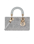 Dior Lady D-Joy Micro Bag Metallic Silver-Tone.