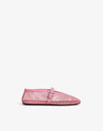 Alaia Fishnet Ballet Flats.