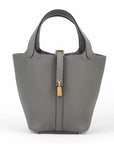 Hermès Picotin Lock 18 Gris Meyer.