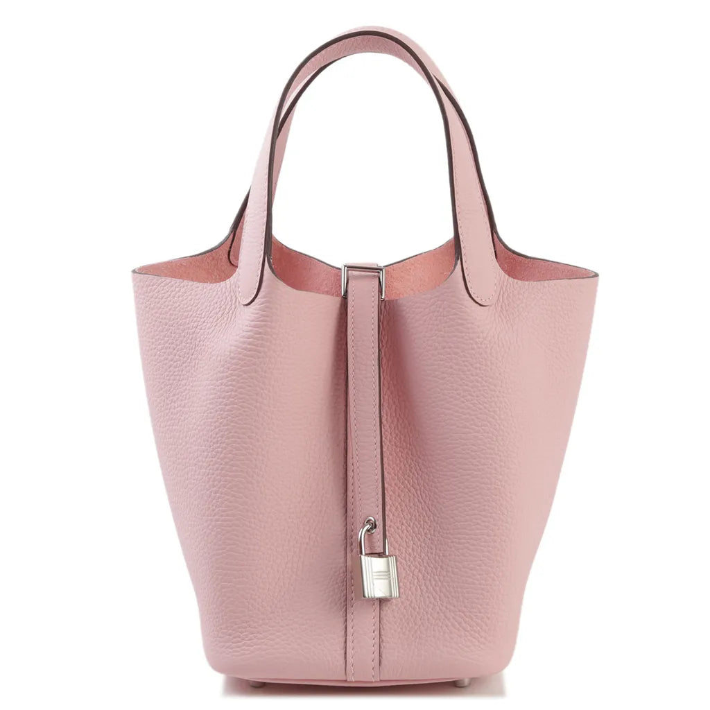 Hermès Picotin Lock 18 Rose Sakura.