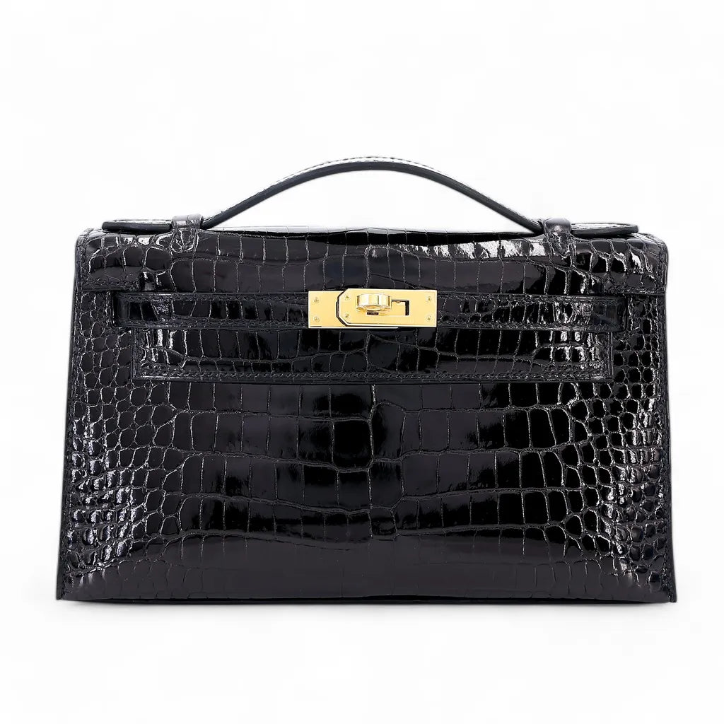 Hermès Kelly Pochette Crocodile.