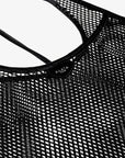 Alaïa One Piece Medium Fishnet Bag.