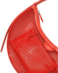 Alaïa Demi Lune Bag In Fishnet.