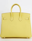 Hermès Birkin 25 Jaune Poussin