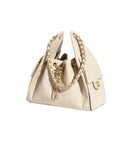 CHANEL 25 SMALL HANDBAG LIGHT BEIGE