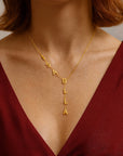 Y SHAPED NAME NECKLACE