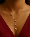Y SHAPED NAME NECKLACE