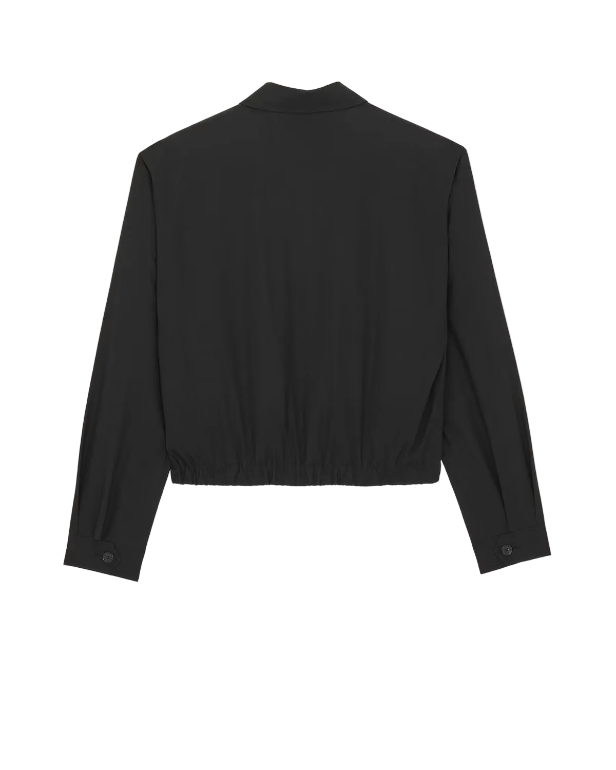 Black jacket on a white background