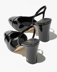 Chanel Heeled Slingback Sandals.
