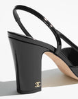 Chanel Heeled Slingback Sandals.