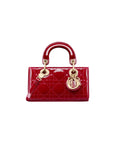 Dior Lady D-Joy Micro Bag Cherry Red Patent