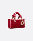 Dior Lady D-Joy Micro Bag Cherry Red Patent
