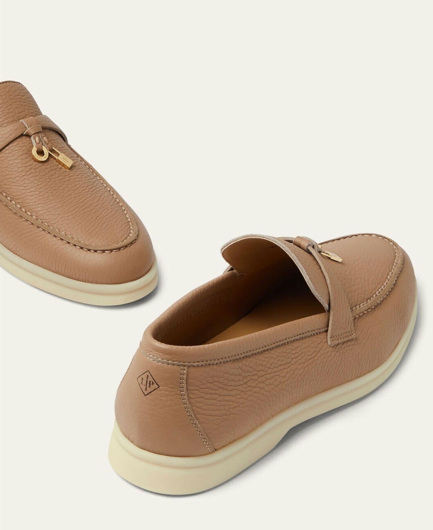 Loro Piana Summer Charms Walk Loafer/ Cream Bignet.