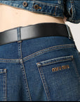 Miu Miu Stretch Denim Jeans.