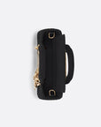 Dior Lady D-Joy Micro Bag Embroidery Embellished with Gradient Gold-Tone and Black Strass.