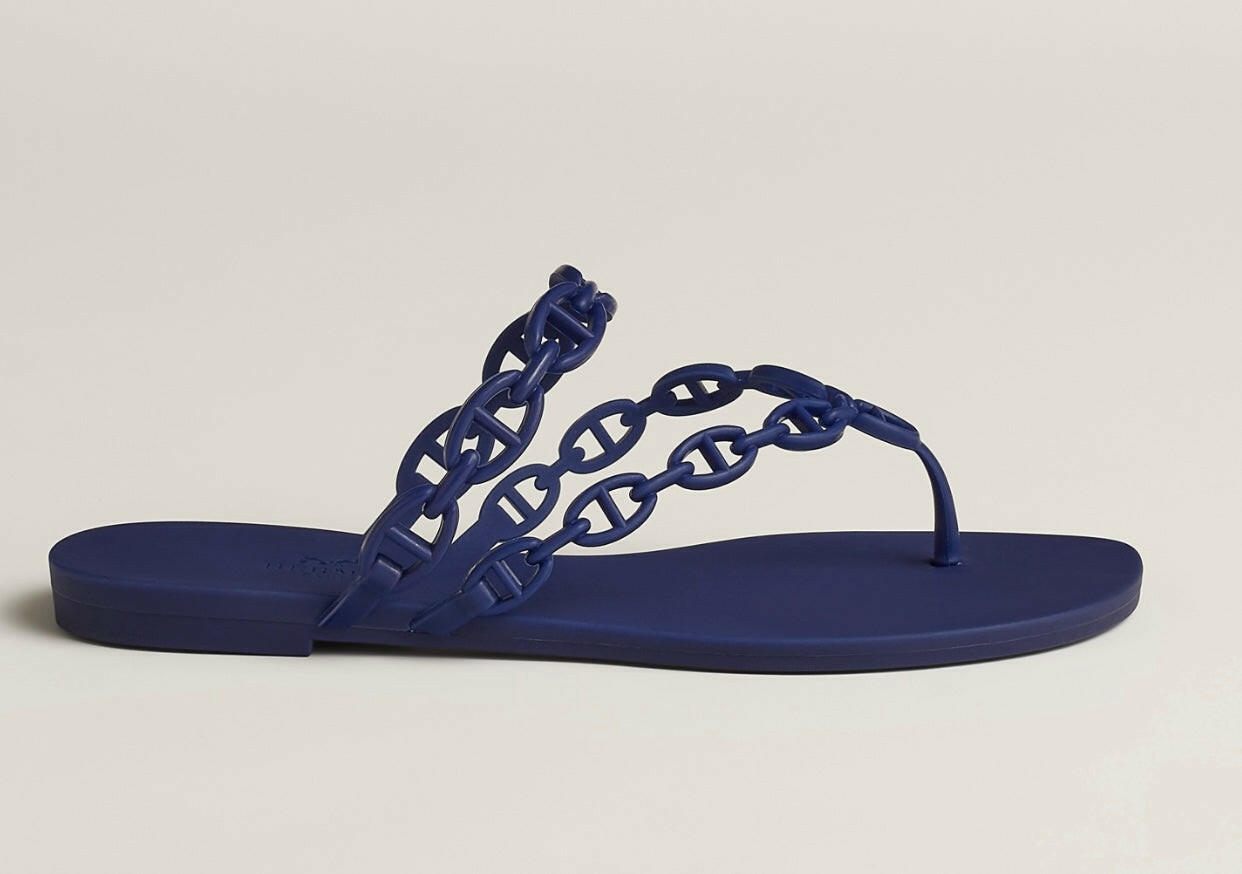 Hermès Island Sandals Violet Iris