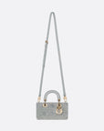 Dior Lady D-Joy Micro Bag Metallic Silver-Tone.