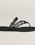 Hermès Island Sandals Noir.