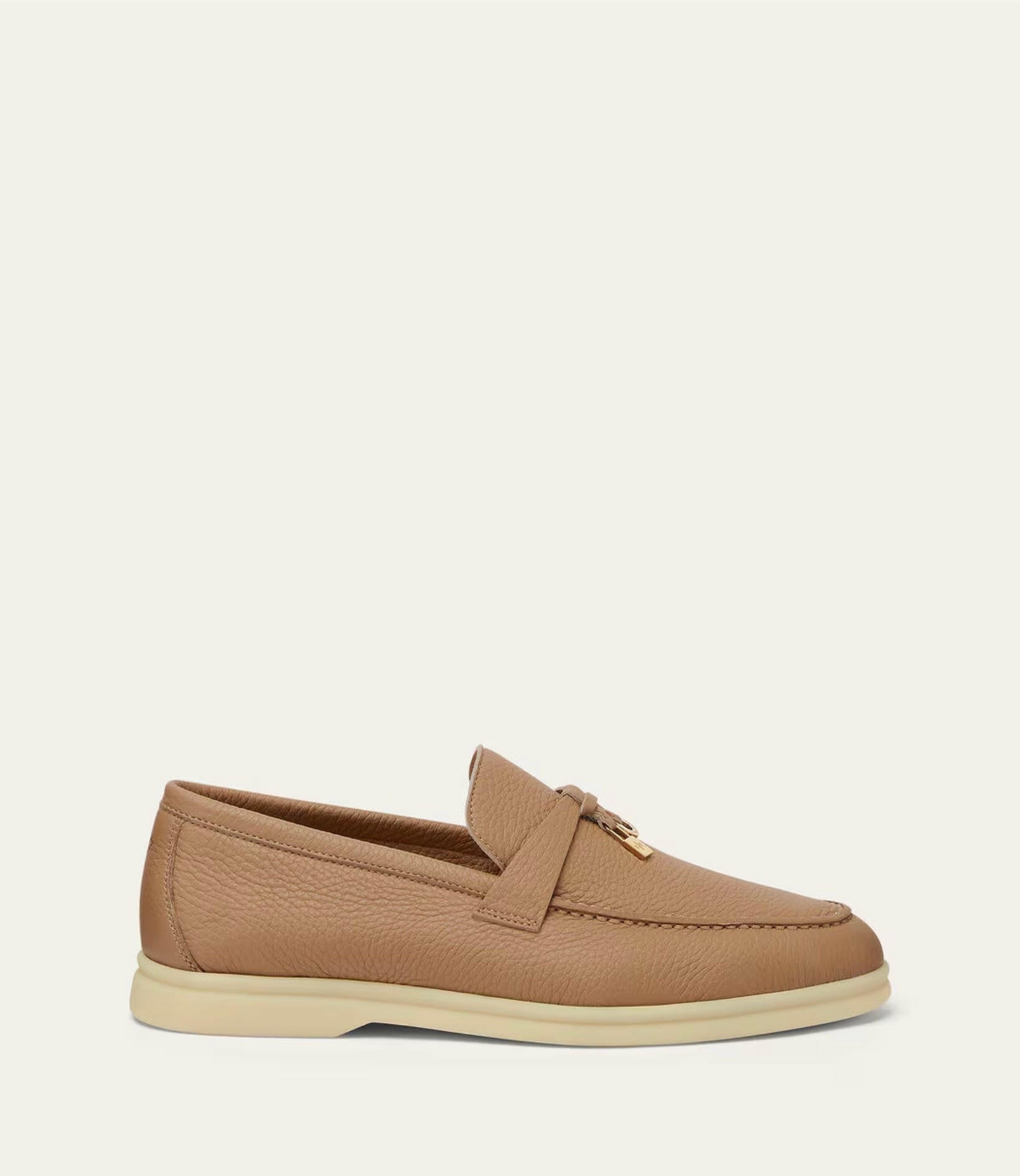 Loro Piana Summer Charms Walk Loafer/ Cream Bignet.