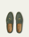 Loro Piana Summer Charms Walk Loafer/ Green Lagoon.