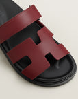 Hermès Chypre Sandals Rouge H
